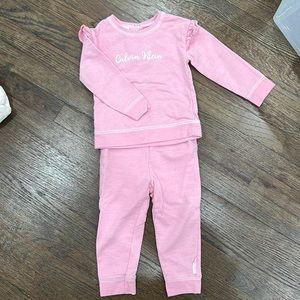 24m Calvin Klein sweat suit
